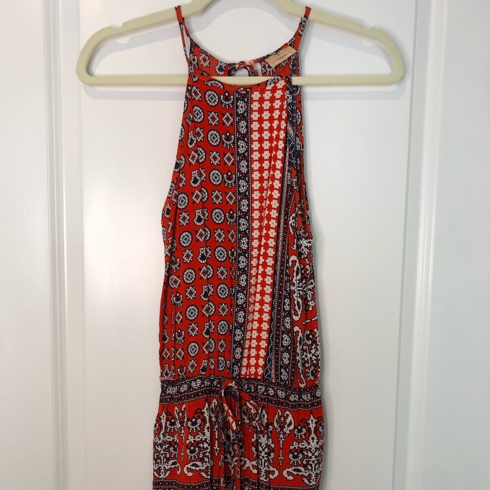 Sabo skirt bandana style romper with a tie open back